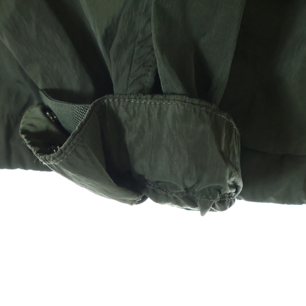 MONCLER(モンクレール) 20SS SCIE GIUBBOTTO ロゴ刺繍 フーデッド ジップアップ ナイロンジャケット カーキ F10911A70060 53705