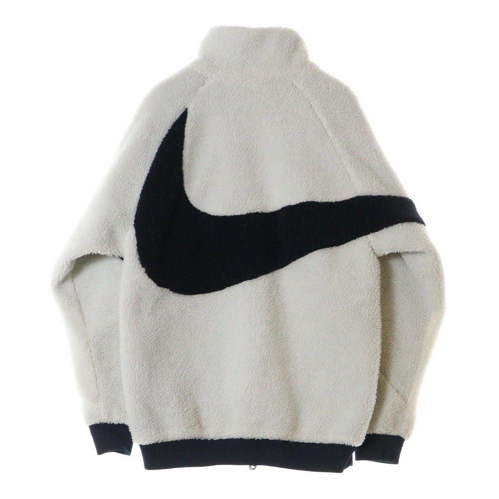 NIKE(ナイキ) SWOOSH FULL ZIP JACKET スウッシュ フルジップ ジャケット ホワイト/ネイビー BQ6546-114