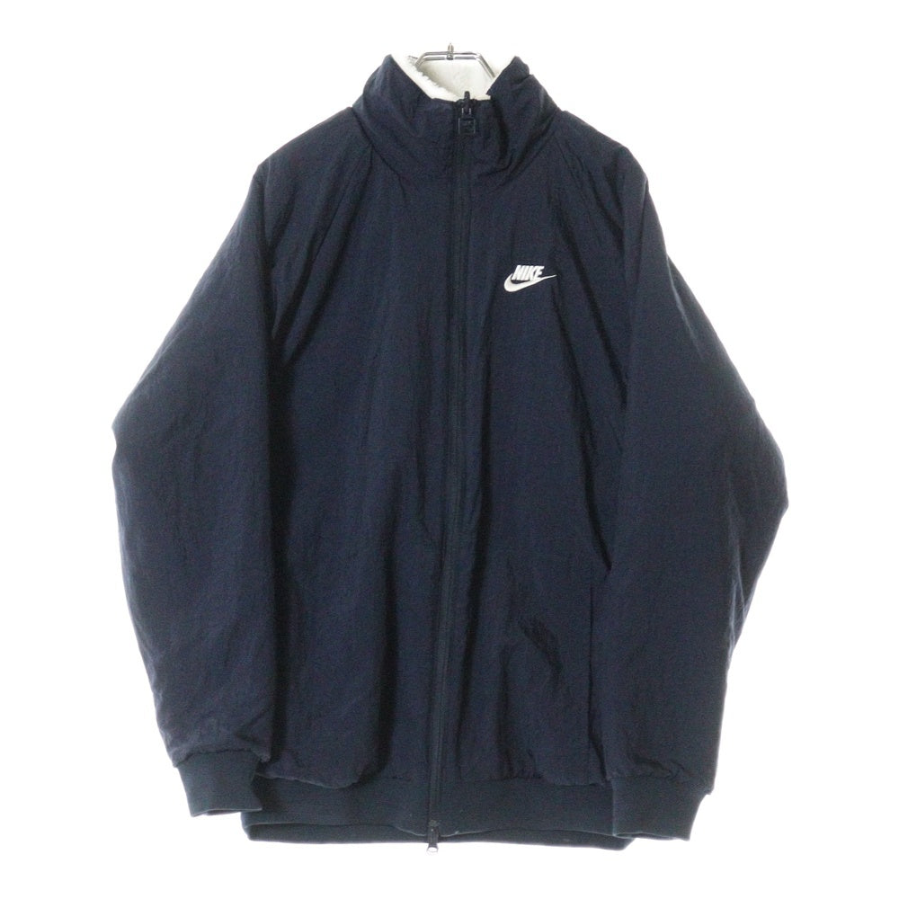 NIKE(ナイキ) SWOOSH FULL ZIP JACKET スウッシュ フルジップ ジャケット ホワイト/ネイビー BQ6546-114