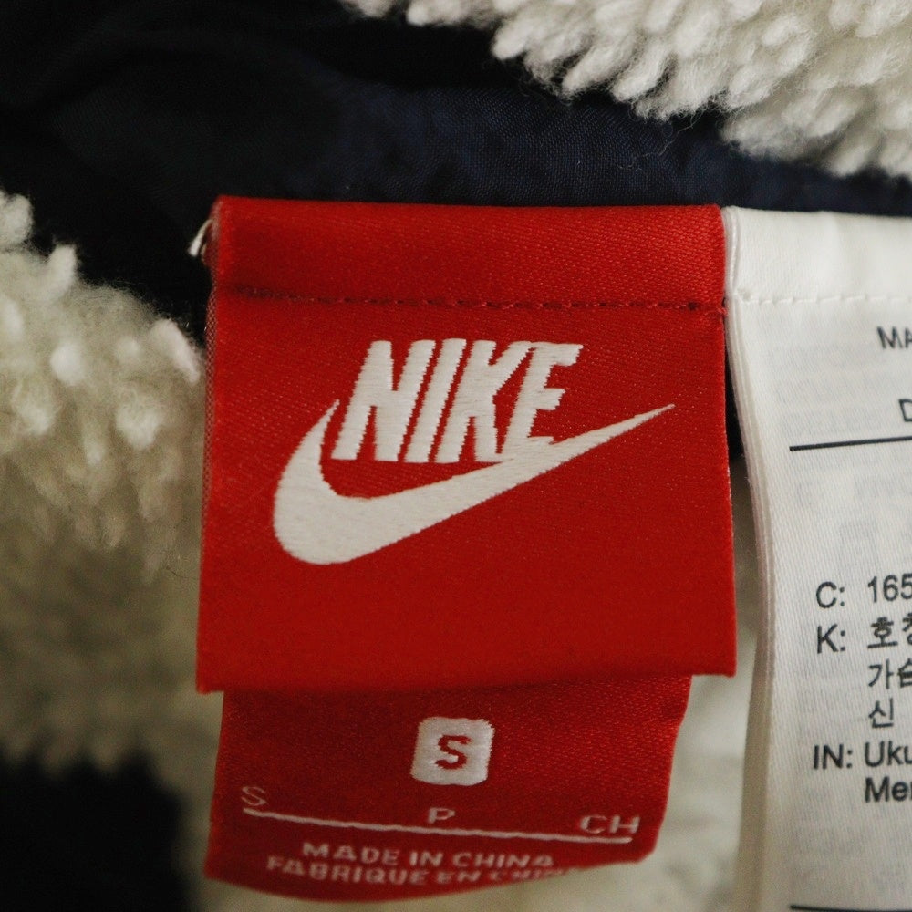 NIKE(ナイキ) SWOOSH FULL ZIP JACKET スウッシュ フルジップ ジャケット ホワイト/ネイビー BQ6546-114
