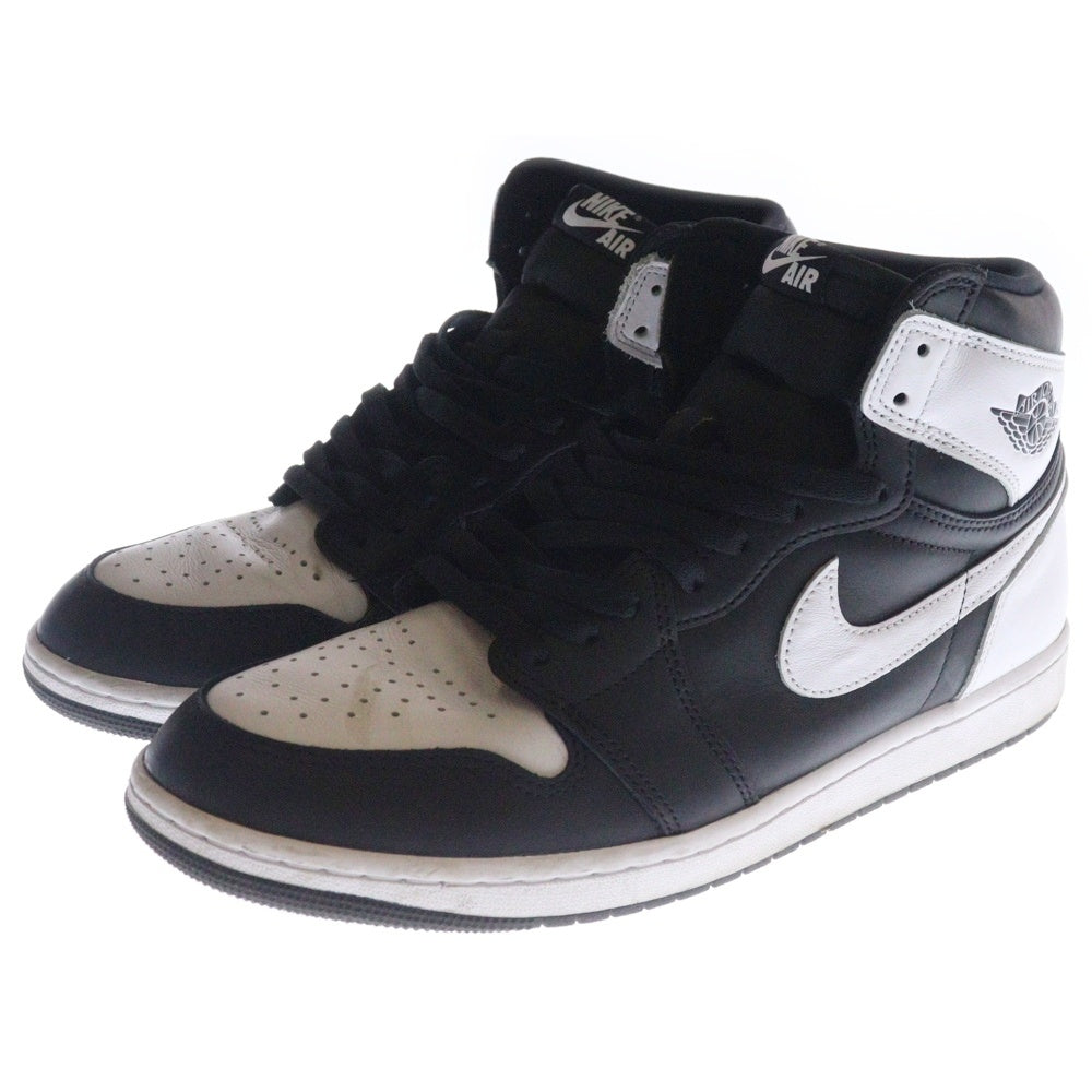NIKE(ナイキ) AIR JORDAN 1 RETRO HIGH OG エアジョーダン1 レトロ ハイカットスニーカー ブラック/ホワイト US11.5/29.5cm DZ5485-010