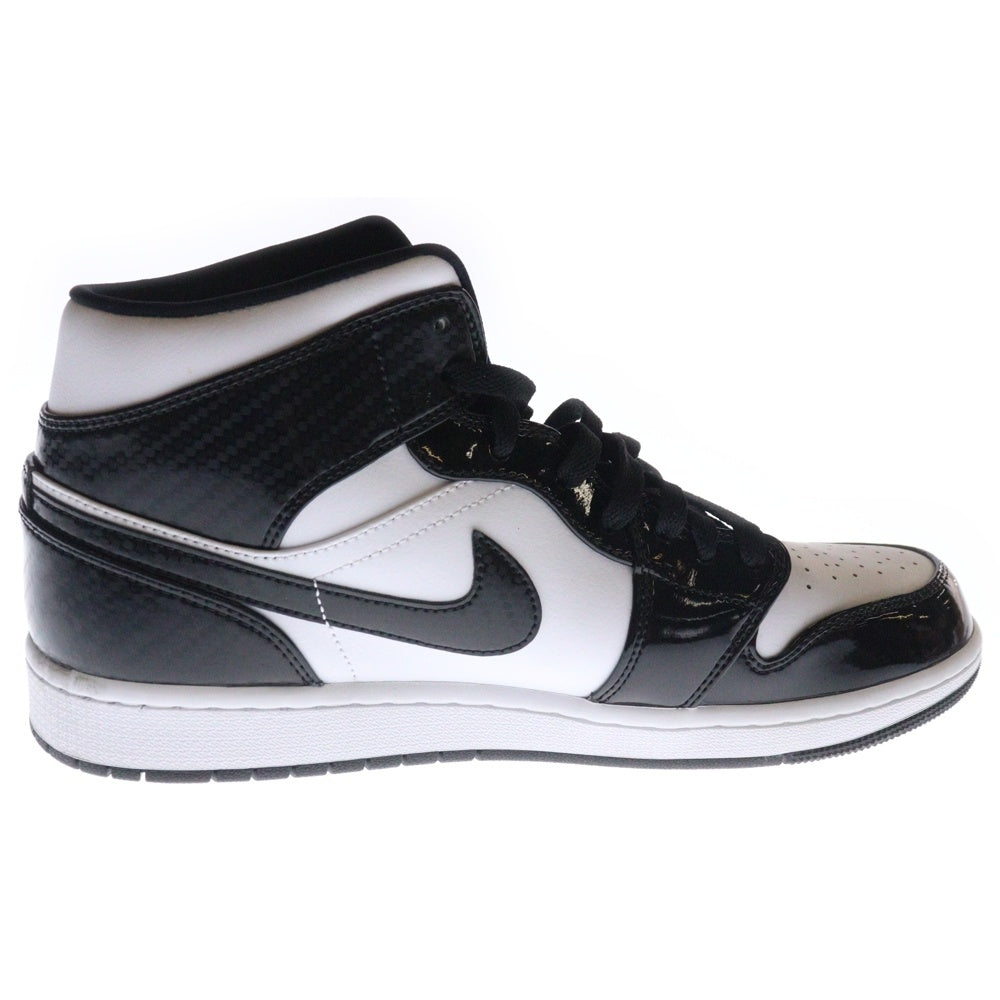 NIKE(ナイキ) AIR JORDAN 1 MID SE 2021 ALL-STAR GAME エアジョーダン1 ミッドオールスター ミッドカットスニーカー ブラック/ホワイト US11.5/29.5cm DD1649-001