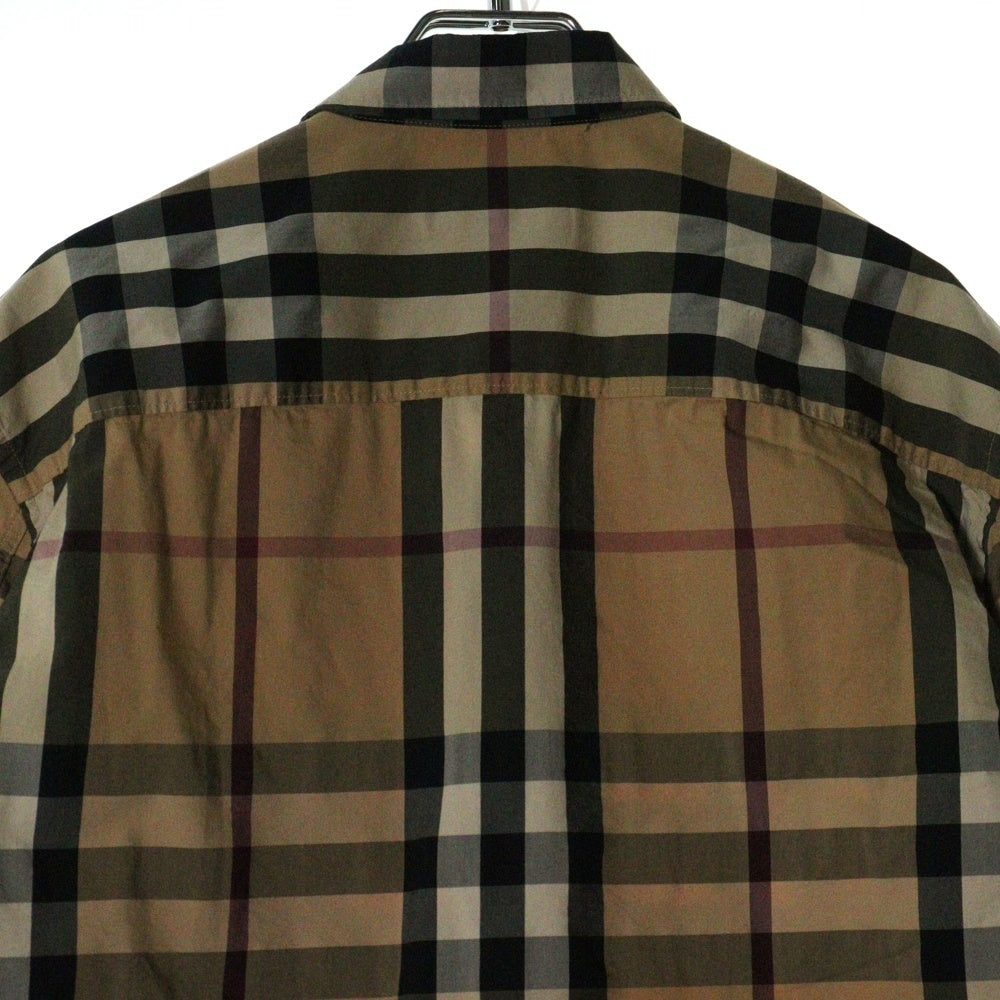 BURBERRY(バーバリー) ノバチェック 長袖シャツ ブラウン 4557598
