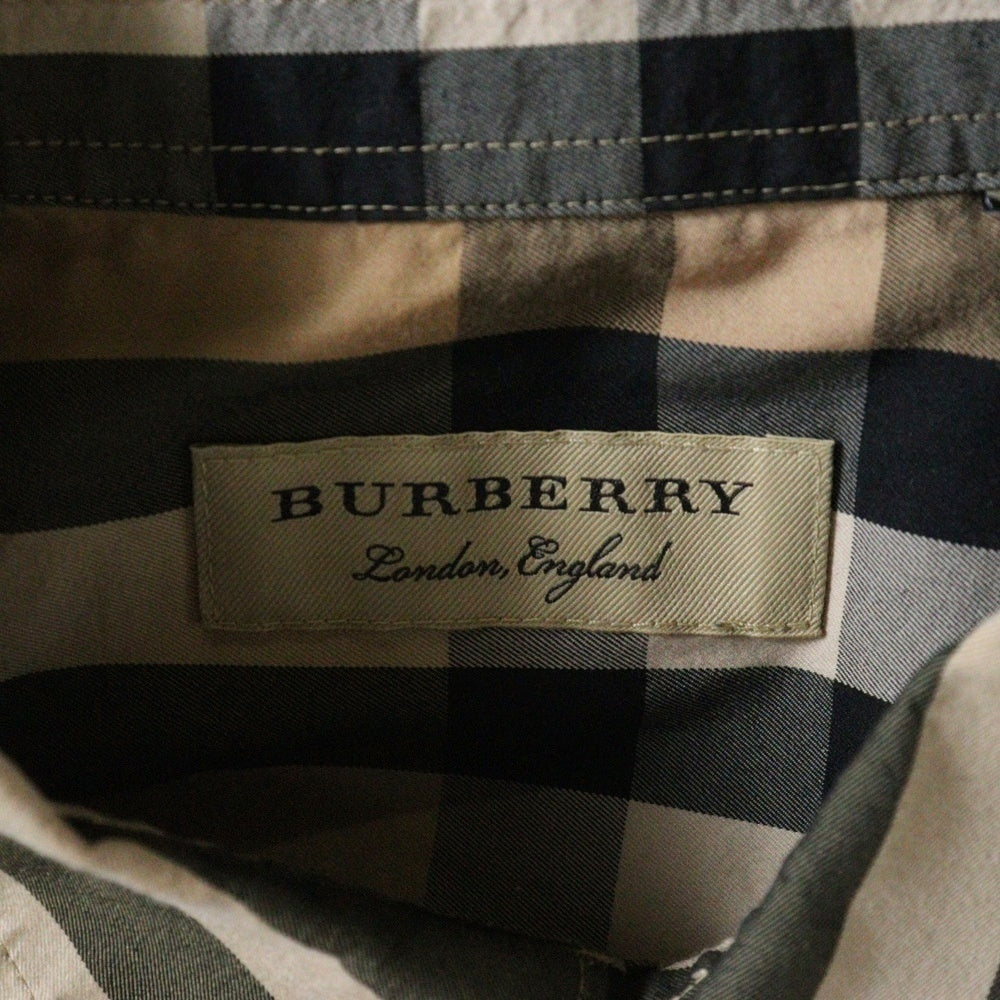 BURBERRY(バーバリー) ノバチェック 長袖シャツ ブラウン 4557598