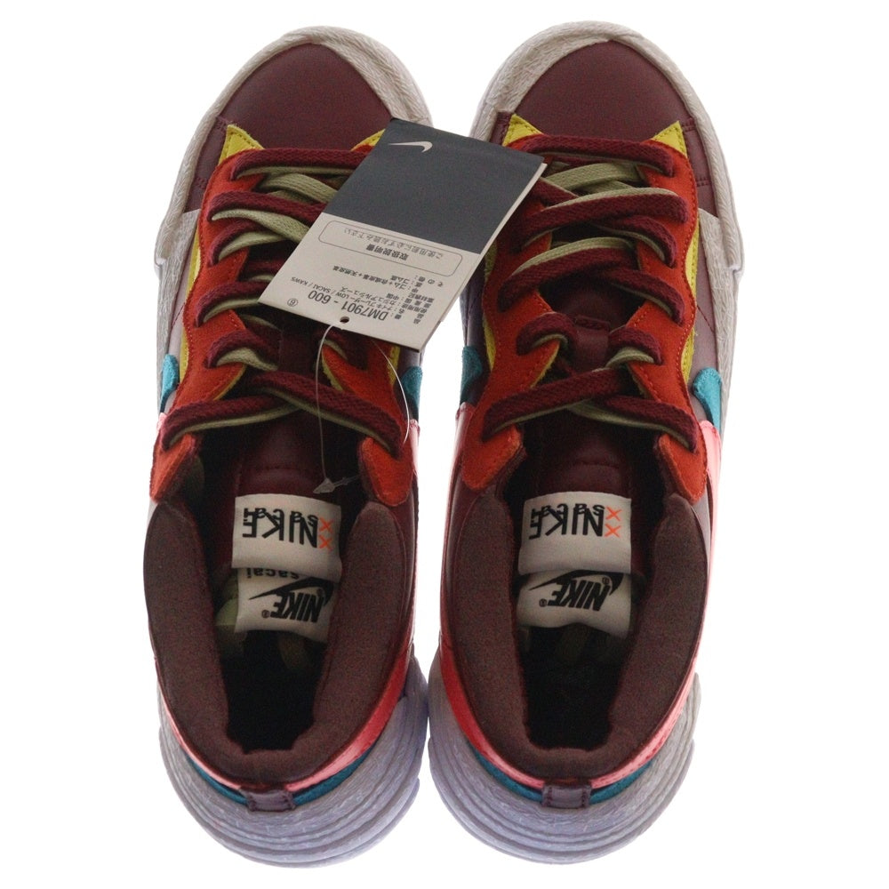NIKE(ナイキ) ×sacai ×KAWS BLAZER LOW TEAM RED サカイ カウズ ブレーザー チームレッド ローカットスニーカー マルチ US9.5/27.5cm DM7901-600