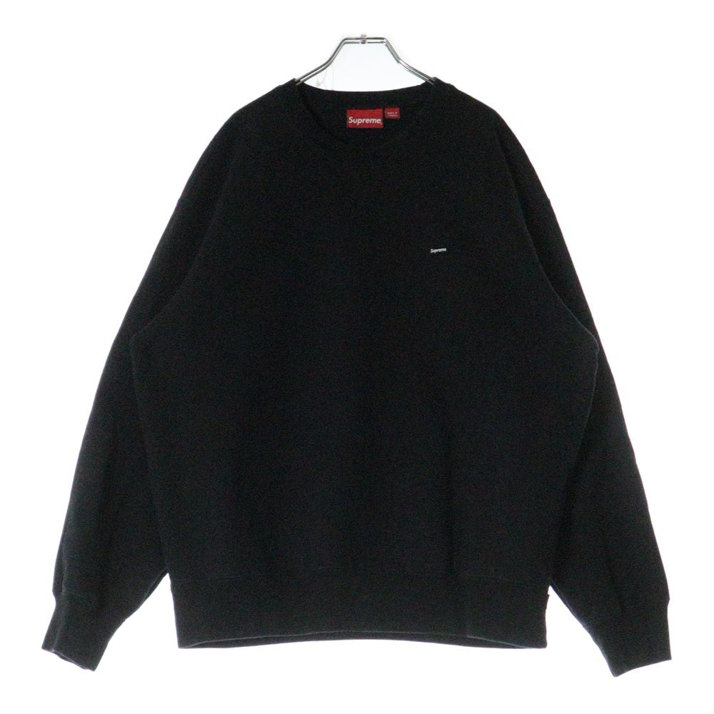 SUPREME(シュプリーム) Small box logo スモールボックスロゴ クルーネック スウェット トレーナー 長袖 ブラック