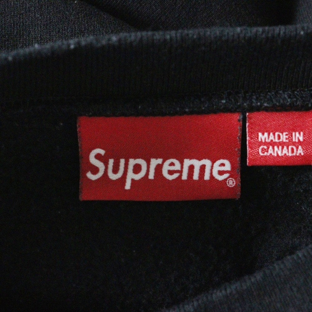 SUPREME(シュプリーム) Small box logo スモールボックスロゴ クルーネック スウェット トレーナー 長袖 ブラック