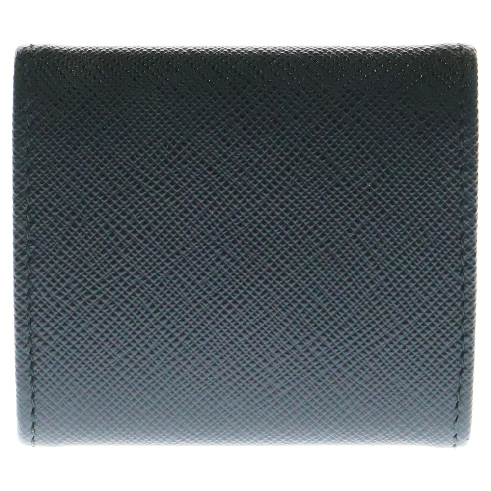 PRADA(プラダ) トライアングルロゴ サフィアーノ レザー コインケース ブラック 2MM935