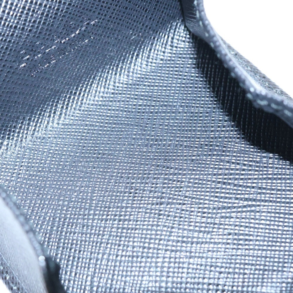 PRADA(プラダ) トライアングルロゴ サフィアーノ レザー コインケース ブラック 2MM935
