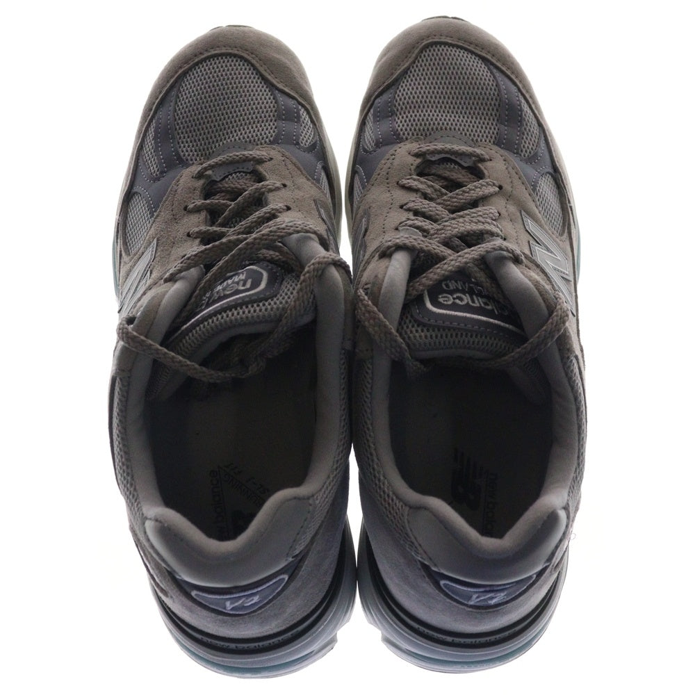 New Balance(ニューバランス) U991GL2 スウェードレザー ローカットスニーカー グレー US10/28cm