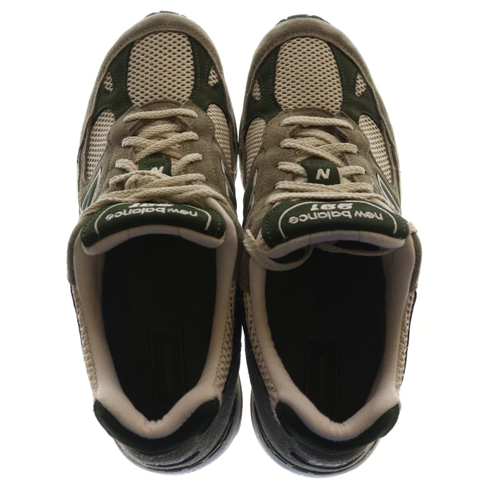 New Balance(ニューバランス) M991CRS ×Aime Leon Dore エメレオンドレ スウェード ローカットスニーカー カーキ US10/28cm