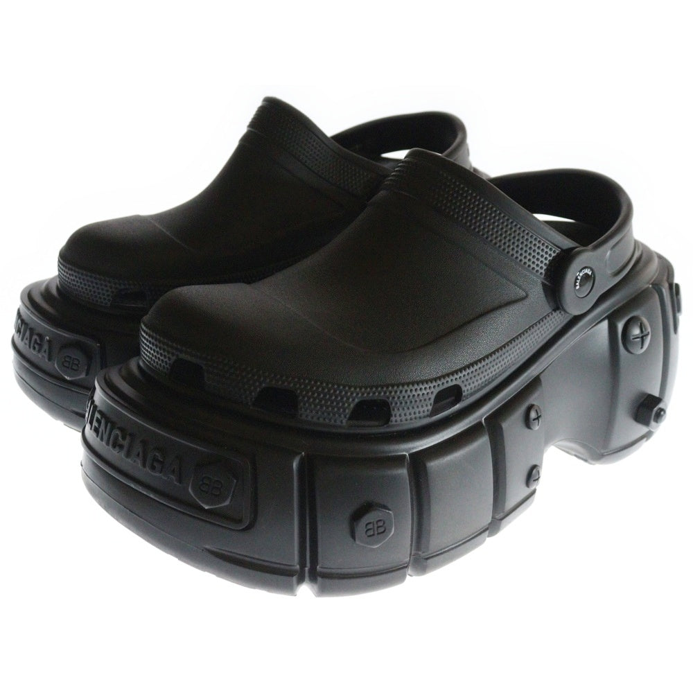 BALENCIAGA(バレンシアガ) ×CROCS HARDCROCS クロックス ハードクロックス ミュール サンダル ブラック 687397