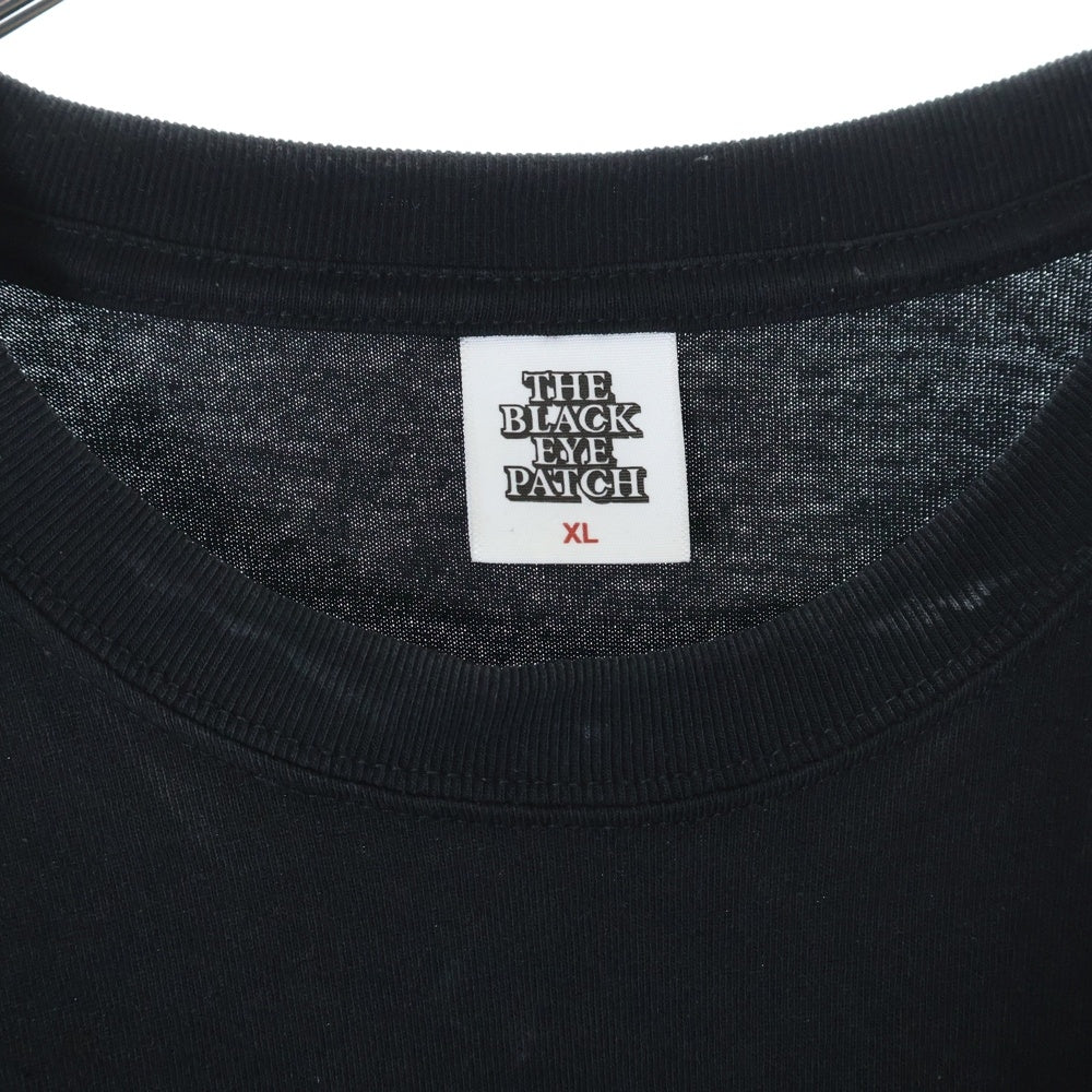 THE BLACK EYE PATCH(ブラックアイパッチ) CRIME RPG LOGO TEE クライムロゴプリント クルーネック 半袖Tシャツ カットソー ブラック