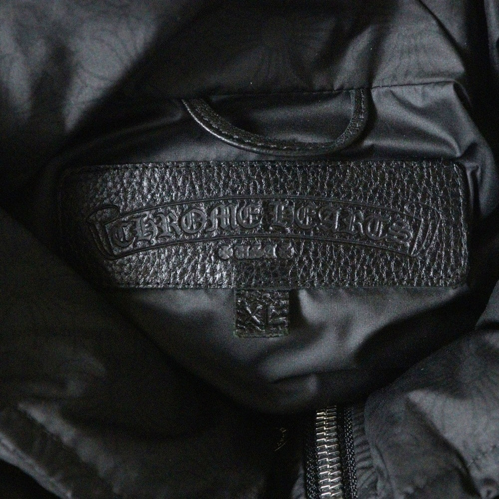 CHROME HEARTS(クロムハーツ) STIFF V2 FBRC CHプラス 総柄クロスボールボタン ダウンジャケット ブラック