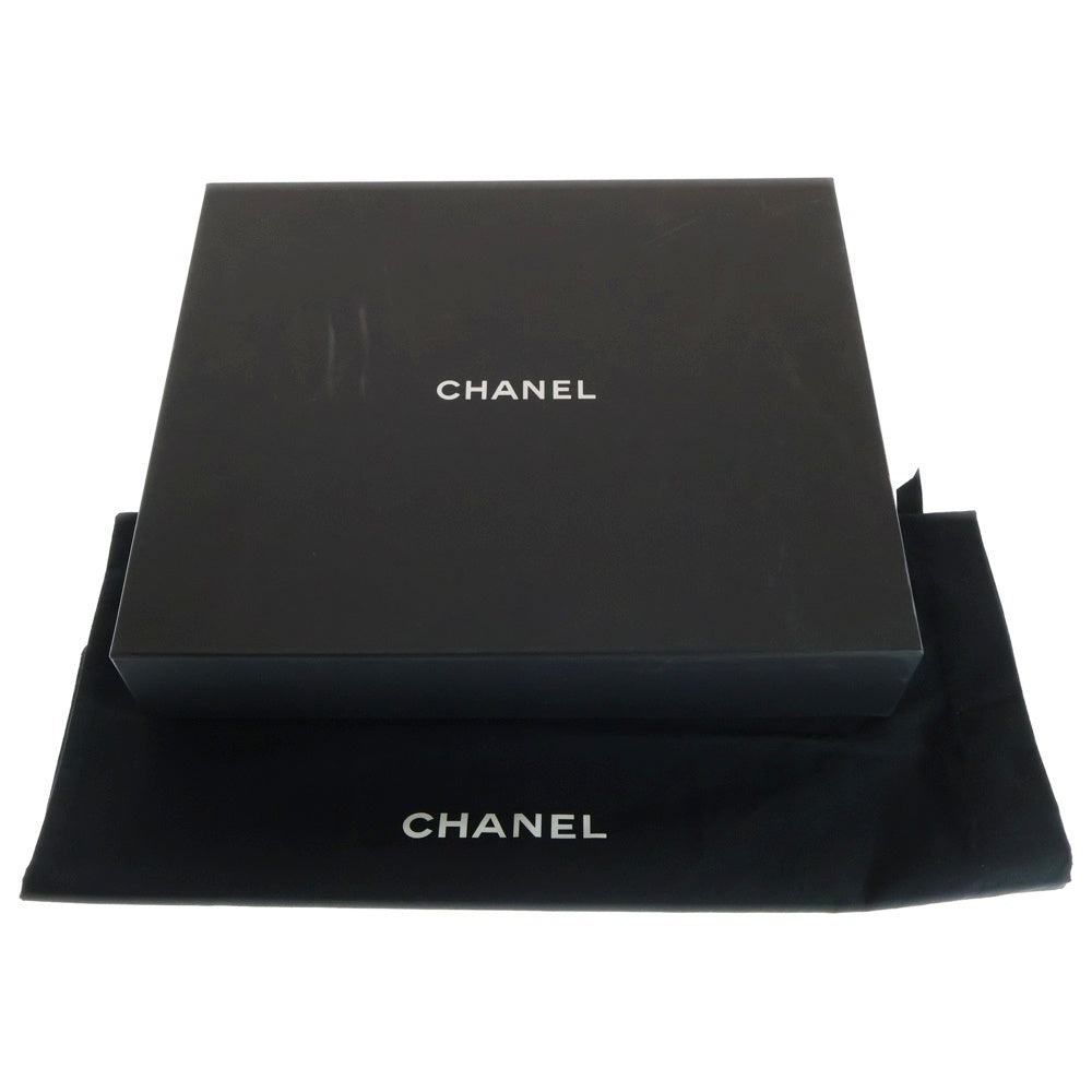 CHANEL(シャネル) シャネル22 Wチェーン シルバー金具 ランダムプレート シャイニーカーフスキン ショルダーバッグ ブラック X29GP JJ0