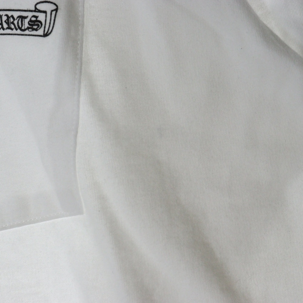 CHROME HEARTS(クロムハーツ) CH L S 1 バックスクロールラベルプリント ロングスリーブ 長袖Tシャツ カットソー ホワイト