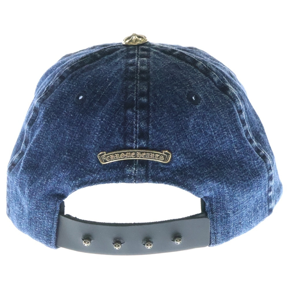CHROME HEARTS(クロムハーツ) TRUCKER CAP デニムトラッカー ダガー刺繍デニムキャップ帽子 インディゴ