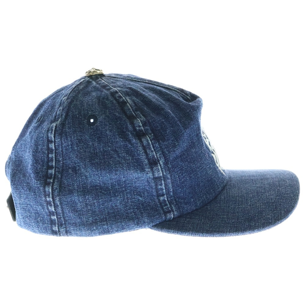 CHROME HEARTS(クロムハーツ) TRUCKER CAP デニムトラッカー ダガー刺繍デニムキャップ帽子 インディゴ