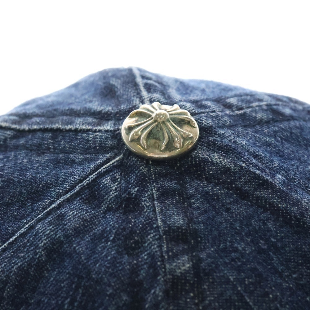 CHROME HEARTS(クロムハーツ) TRUCKER CAP デニムトラッカー ダガー刺繍デニムキャップ帽子 インディゴ