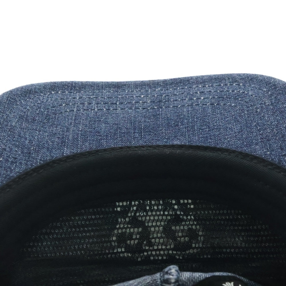 CHROME HEARTS(クロムハーツ) TRUCKER CAP デニムトラッカー ダガー刺繍デニムキャップ帽子 インディゴ