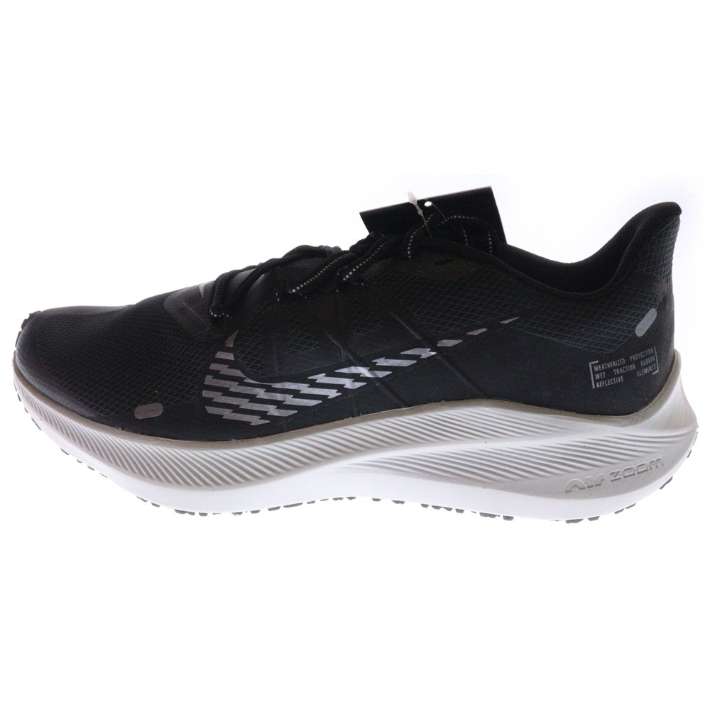 NIKE(ナイキ) WINFLO 7 SHIELD ウィンフロー 7 シールド ローカットスニーカー ブラック/ホワイト US10/28cm CU3870-001