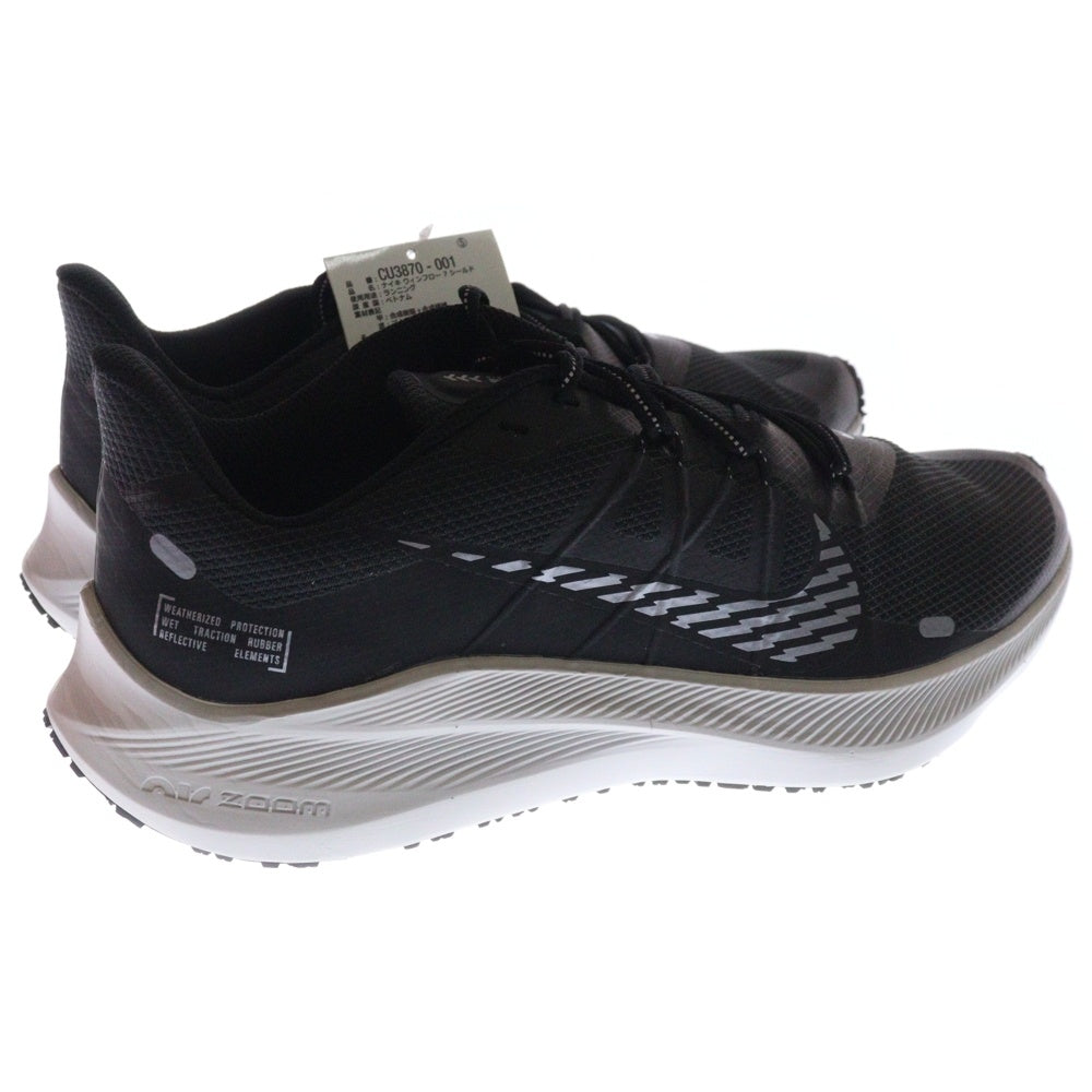 NIKE(ナイキ) WINFLO 7 SHIELD ウィンフロー 7 シールド ローカットスニーカー ブラック/ホワイト US10/28cm CU3870-001