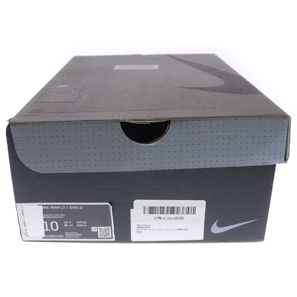 NIKE(ナイキ) WINFLO 7 SHIELD ウィンフロー 7 シールド ローカットスニーカー ブラック/ホワイト US10/28cm CU3870-001