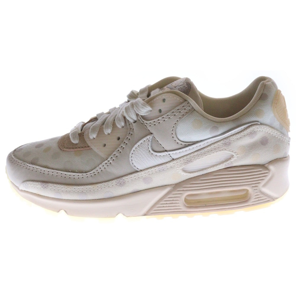 NIKE(ナイキ) AIR MAX 90 NRG SHIMMER POLKA エアマックス 90 シマーポルカ ローカットスニーカーベージュ US6/24cm CZ1929-200 レディース