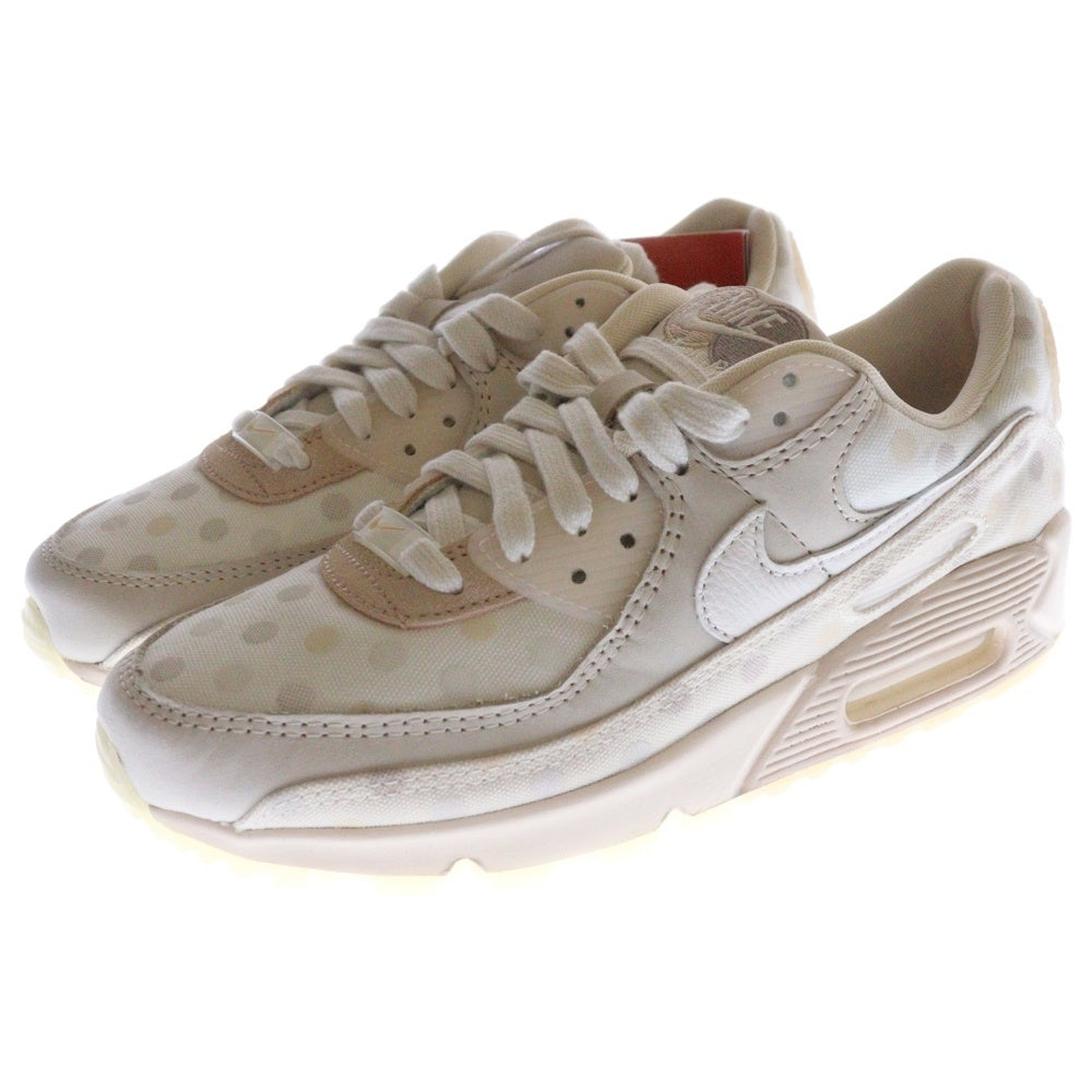 NIKE(ナイキ) AIR MAX 90 NRG SHIMMER POLKA エアマックス 90 シマーポルカ ローカットスニーカーベージュ US6/24cm CZ1929-200 レディース