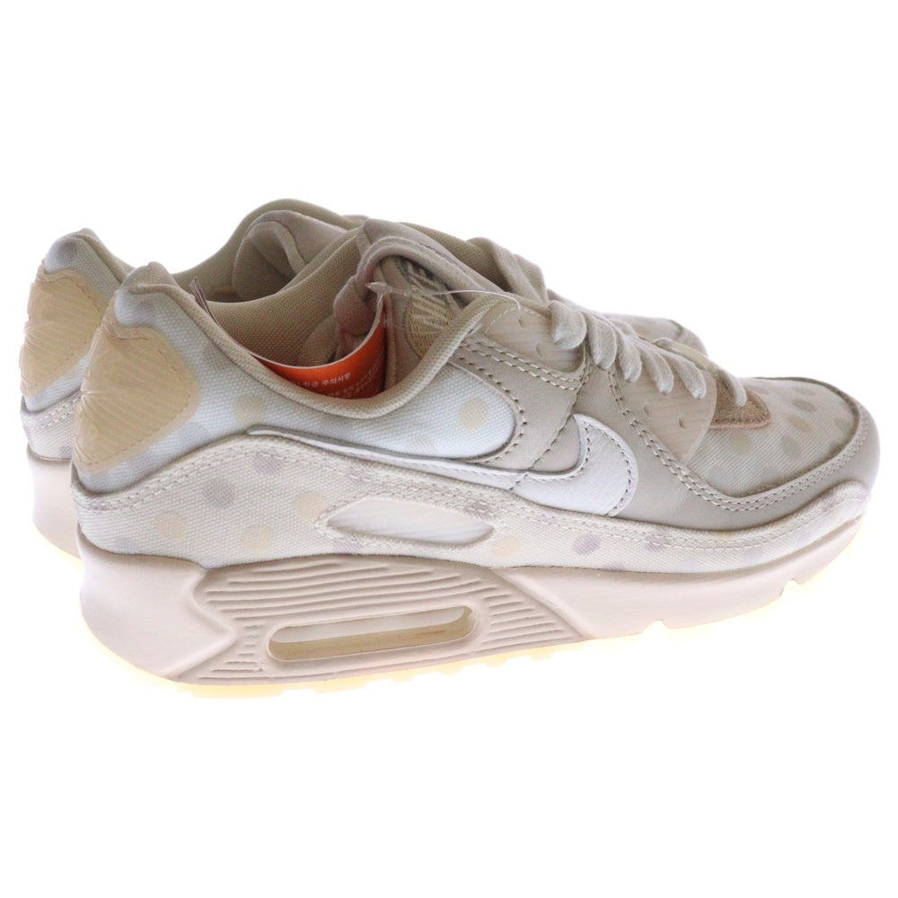 NIKE(ナイキ) AIR MAX 90 NRG SHIMMER POLKA エアマックス 90 シマーポルカ ローカットスニーカーベージュ US6/24cm CZ1929-200 レディース