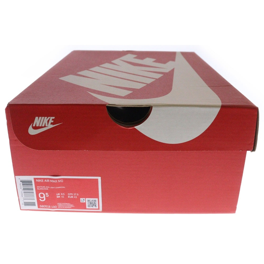 NIKE(ナイキ) AIR MAX IVO エア マックス ローカットスニーカー ホワイト US9.5/27.5cm 580518-100