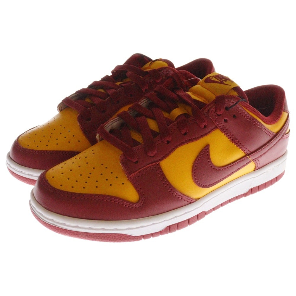 NIKE(ナイキ) DUNK LOW RETRO CHAMPIONSHIP GOLD ダンク レトロ チャンピオンシップ ゴールド ローカットスニーカー イエロー/レッド US7/25cm DD1391-701
