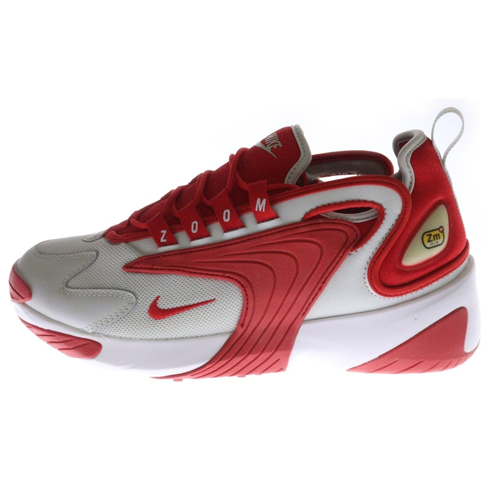 NIKE(ナイキ) ZOOM 2K エア ズーム 2000 ローカットスニーカー ホワイト/レッド US7.5/25.5cm AO 0269-012