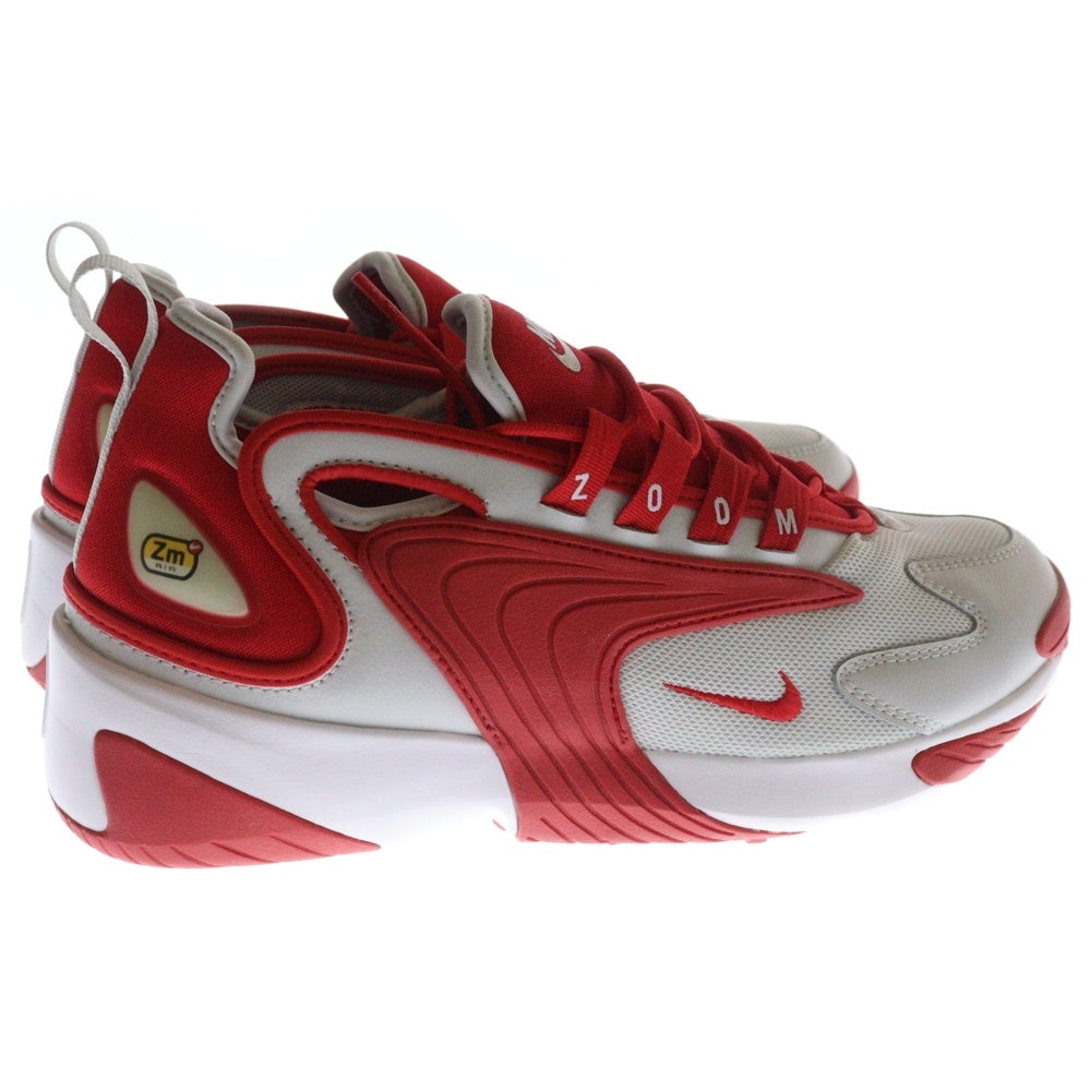 NIKE(ナイキ) ZOOM 2K エア ズーム 2000 ローカットスニーカー ホワイト/レッド US7.5/25.5cm AO 0269-012