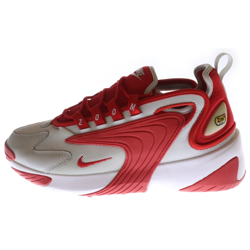 NIKE(ナイキ) ZOOM 2K エア ズーム 2000 ローカットスニーカー ホワイト/レッド US7/25cm AO0269-012