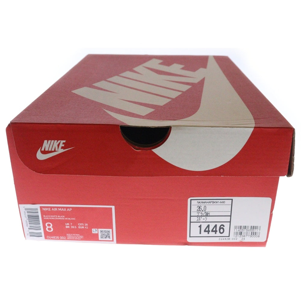 NIKE(ナイキ) AIR MAX AP エア マックス ローカットスニーカー ブラック/ホワイト US8/26cm CU4826-002