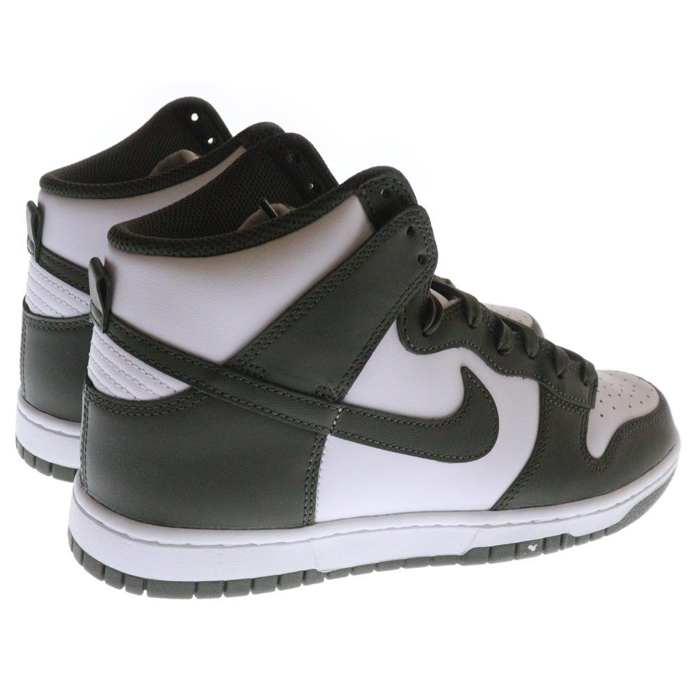 NIKE(ナイキ) DUNK HIGH RETRO ダンク ハイカットスニーカー カーキ/ホワイト US8.5/26.5cm DD1399-107