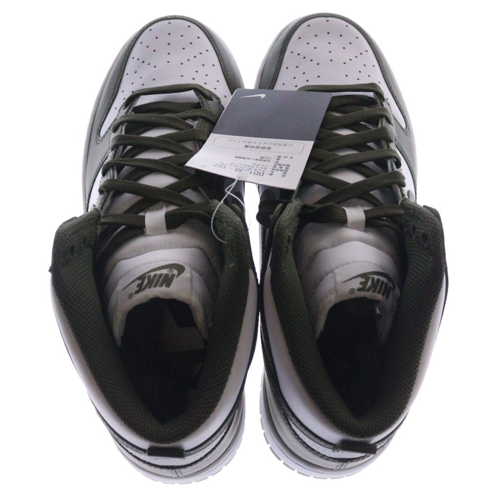 NIKE(ナイキ) DUNK HIGH RETRO ダンク ハイカットスニーカー カーキ/ホワイト US8.5/26.5cm DD1399-107