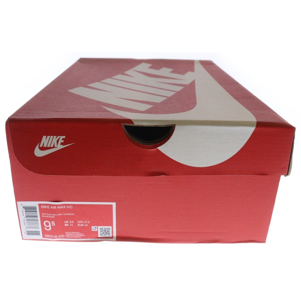 NIKE(ナイキ) AIR MAX IVO エア マックス ローカットスニーカー ホワイト US9.5/27.5cm 580518-100