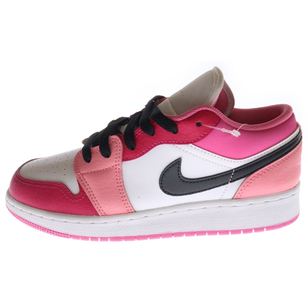 NIKE(ナイキ) GS AIR JORDAN 1 LOW エアジョーダン1 ローカットスニーカー ピンク/ホワイト US5Y/23.5cm 553560-162 レディース