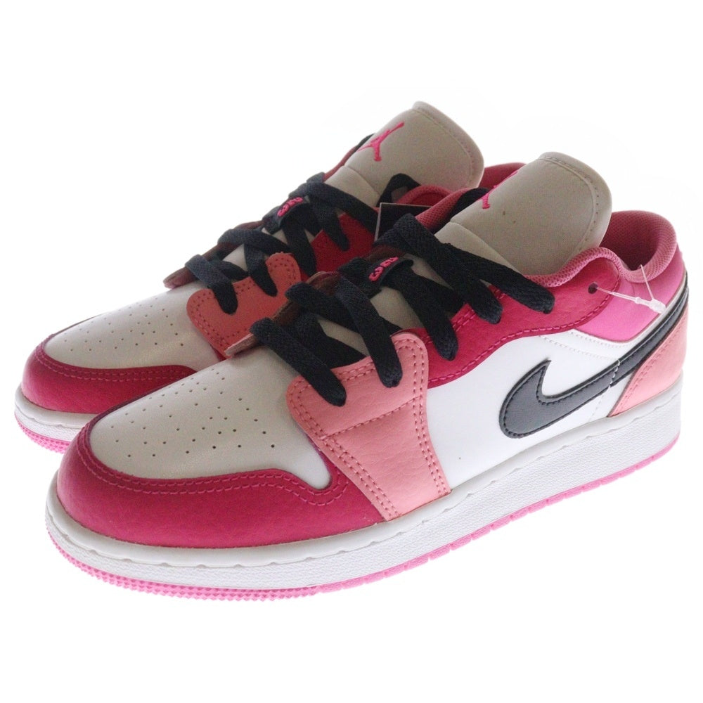 NIKE(ナイキ) GS AIR JORDAN 1 LOW エアジョーダン1 ローカットスニーカー ピンク/ホワイト US5Y/23.5cm 553560-162 レディース