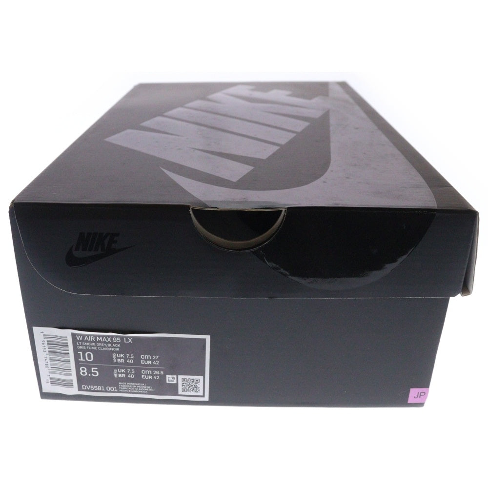 NIKE(ナイキ) WMNS AIR MAX 95 LX LT SMOKE GREY ウィメンズ エアマックス95 ローカットスニーカー グレー/ブラック US10/27cm DV5581-001