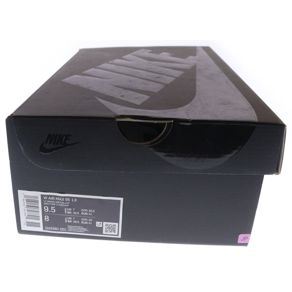 NIKE(ナイキ) WMNS AIR MAX 95 LX LT SMOKE GREY ウィメンズ エアマックス95 ローカットスニーカー グレー/ブラック US9.5/26.5cm DV5581-001
