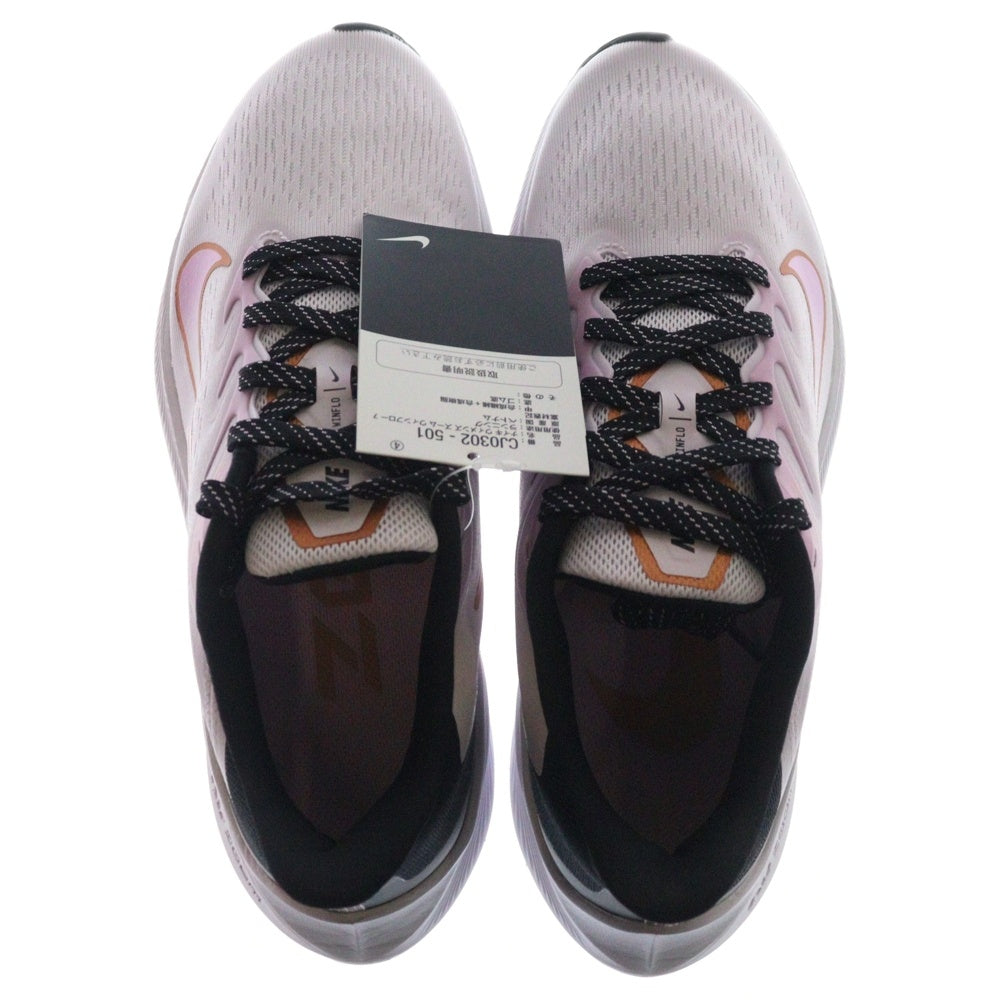 NIKE(ナイキ) WMNS ZOOM WINFLO ウィメンズ ズーム ウィンフロー ローカットスニーカー ピンク US7.5/24.5cm CJ0302-501 レディース