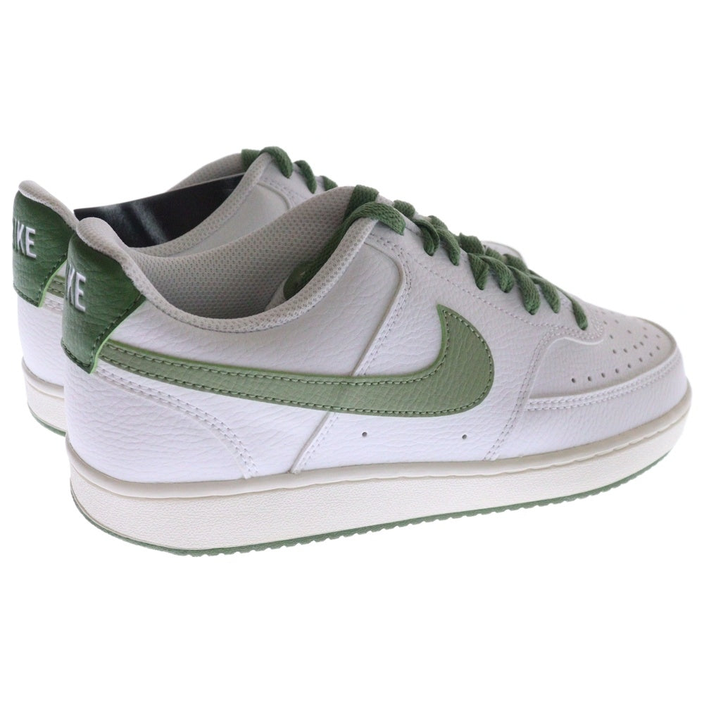 NIKE(ナイキ) COURT VISION LO コート ビジョン ローカットスニーカー ホワイト/グリーン US7.5/25.5cm FJ5480-100