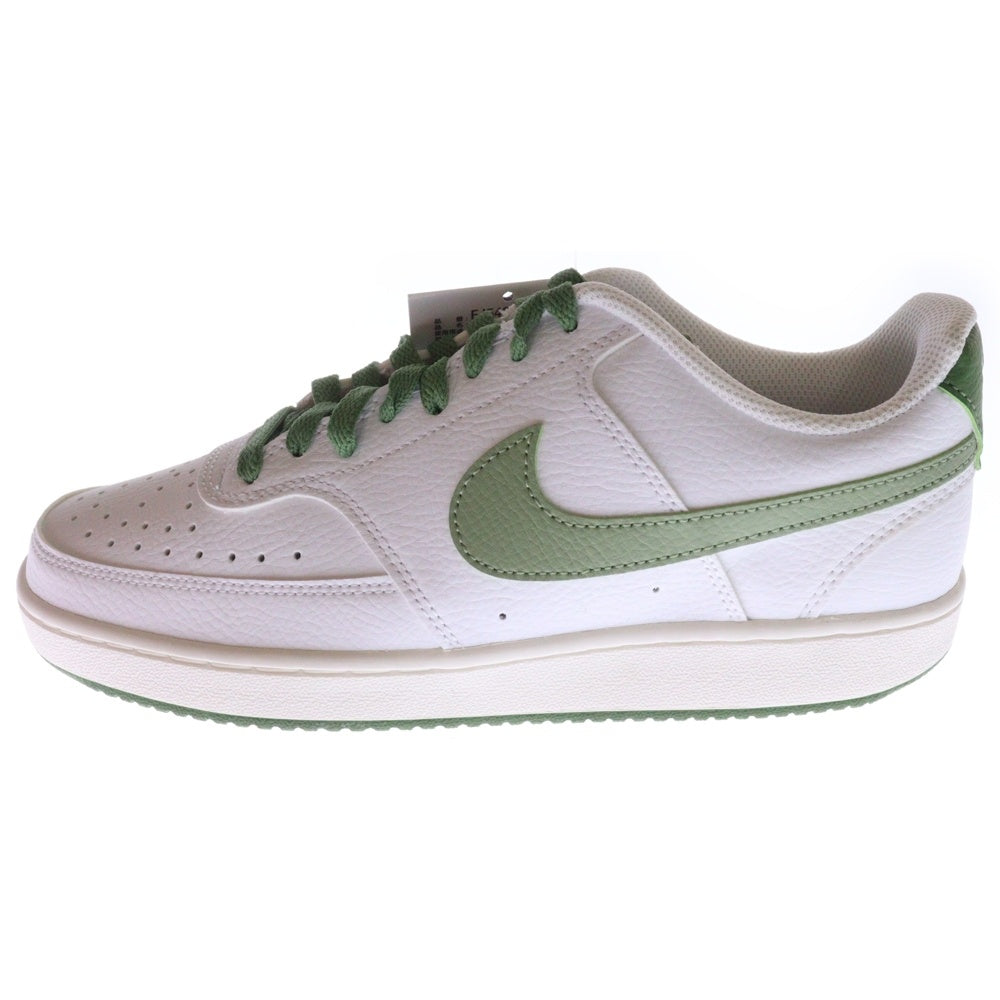 NIKE(ナイキ) COURT VISION LO コート ビジョン ローカットスニーカー ホワイト/グリーン US8/26cm FJ5480-100