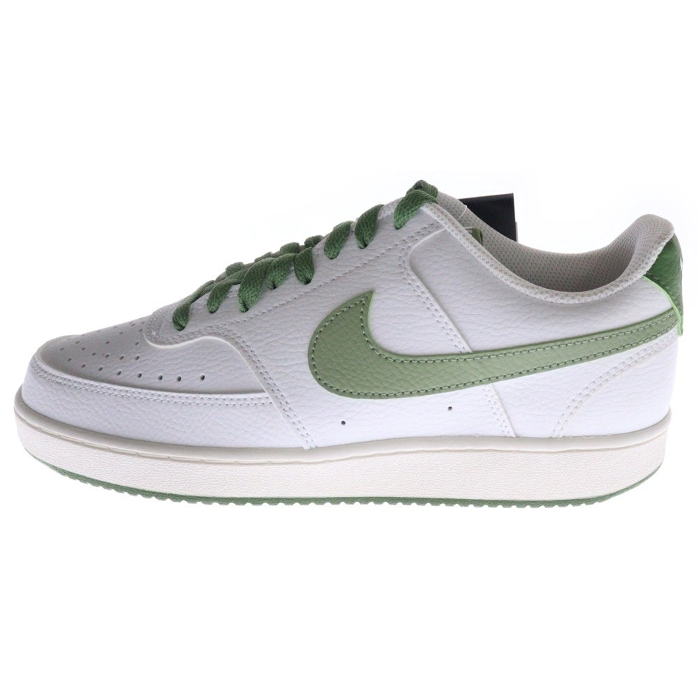 NIKE(ナイキ) COURT VISION LO コート ビジョン ローカットスニーカー ホワイト/グリーン US8/26cm FJ5480-100