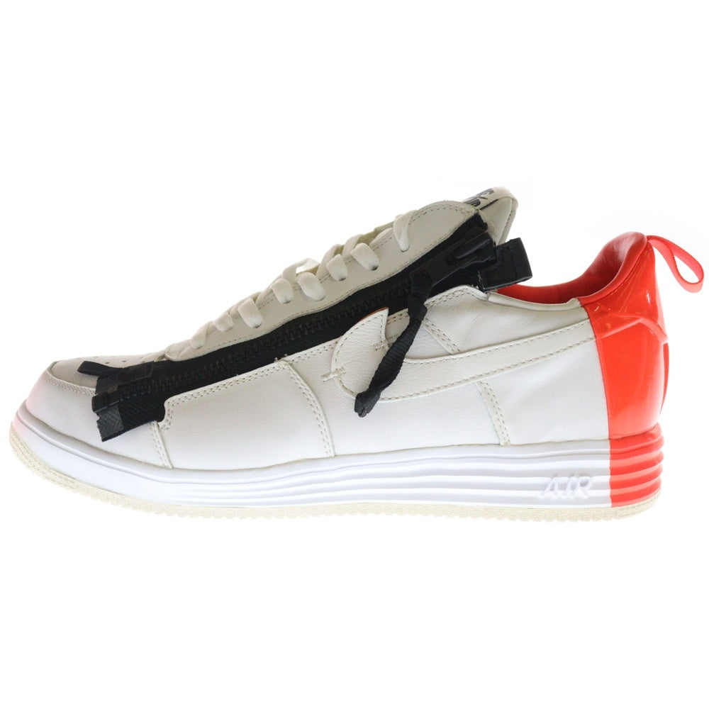 NIKE(ナイキ) 【観賞用 2015年製】Acronym Lunar Force 1 Low White Bright Crimson アクロニウム ルナ フォース 1 ローカットスニーカー ホワイト US11/29cm 698699-116