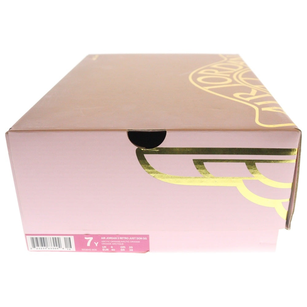 NIKE(ナイキ) AIR JORDAN 2 RETRO JUST DON GG エアジョーダン 2 レトロ ジャストドン ハイカットスニーカー ピンク US7Y/25cm 923840-805