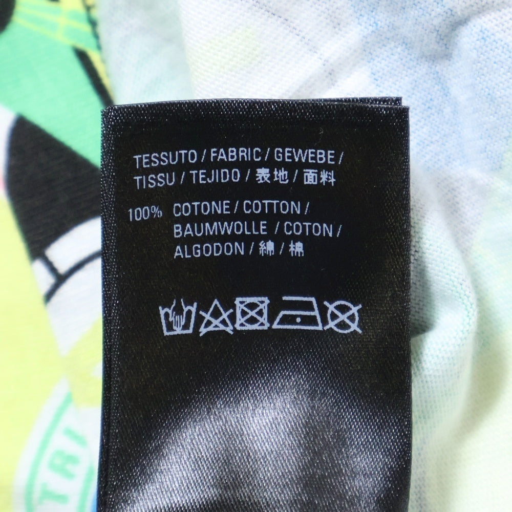 BALENCIAGA(バレンシアガ) 総柄プリント クルーネック 半袖カットソー Tシャツ マルチカラー 594599 THV70